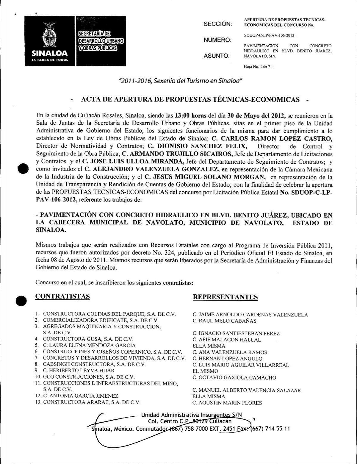 Cía Constructora Y Comercializadora S.A. De C.V.